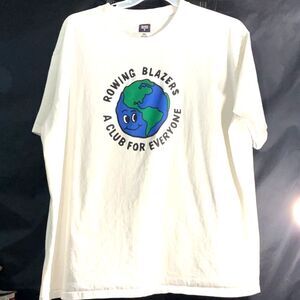 Unisex Rowing Blazers Cream Tee W/Earth Graphic Sz XXL
